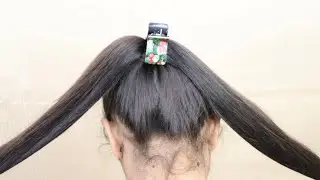 Perfect Messy Bun | Using Clutcher Messy Bun Hairstyle | Hairstyles for Ladies by Self