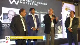 Празднование лидерского пути Виджая Аггарвала на выставке Manufacturing Maestros 2025 | Machine M...