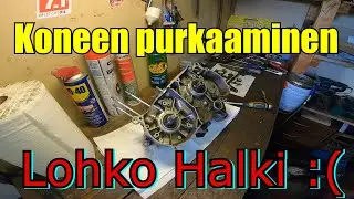 Suzuki PV Moottorin purkaminen | Lohko & Kampura paskaksi