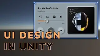 Unity UI Music Player Design | Nova