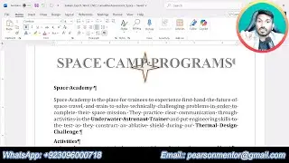 Exp25_Word_Ch02_CumulativeAssessment - Space | Word Chapter 2: Grader Cumulative - Space #Space