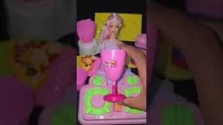 Satisfying With Barbie Doll Kitchen Set Toys Asmr | Unboxing toys for girls Kitchen | Miniature Toys