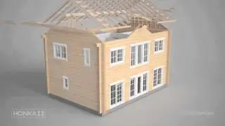 Building a log house (extended version)