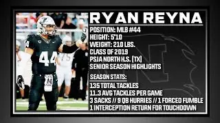 Ryan Reyna MLB (Senior Highlights)