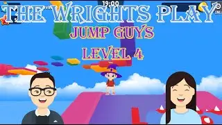The Wrights play - Jump guys Level 4