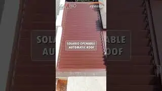 Solario Openable Automatic Roof &ndash; Motorized Pergola for Outdoor Spaces | Waterproof & Durable