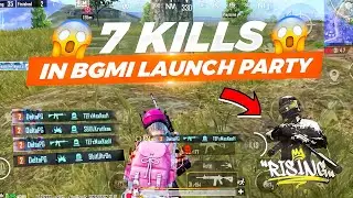 21 KILLS DOMINATION | SOLO 7 KILLS IN BGMI LAUNCH PARTY | TEAM @GAMINGWITHPAHADI