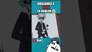 Dibujando a Rick Sanchez (Rick and Morty )en roblox en Spray Paint #spraypaint #roblox