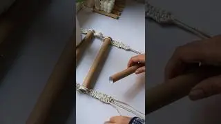 Diy macrame clawclip holder #macrame #clawclipholder #diyholder