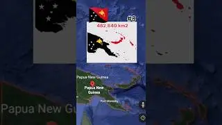 Top 10 Largest Island Countries In The World #shorts
