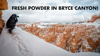 PHOTOGRAPHING FRESH SNOW IN BRYCE CANYON NATIONAL PARK!