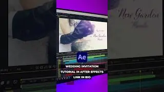 Watch Full Tutorial Here 👉 @MotionNations  #aftereffects #motiongraphics  wedding invitation