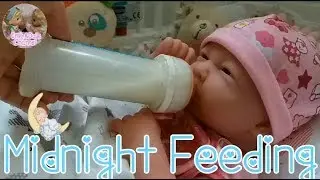 JC Toys La Newborn Baby Olivia's Night Routine + Midnight Feeding 😴🍼 Busy Mum Life🤪 | Dolls Video