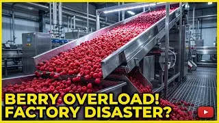 Inside a Modern Raspberry Factory: From Farm to Dessert (The Entire Process)