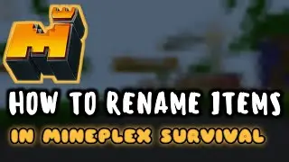 How to rename items in mineplex survival || mineplex || mineplex survival || GB ANKIT 99