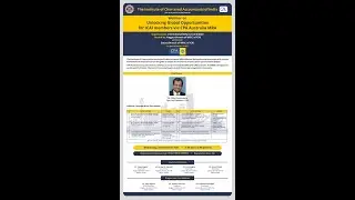 Nagpur Branch of WIRC of ICAI -  Webinar on for ICAI Members via CPA Australia MRA