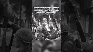 Brought to Life: Troops Patrol Burning D.C. Streets After M. L. King Assassination, 1968 #history