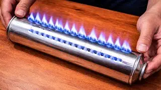 24 Hours of Free Heat! No Gas, No Electricity | DIY 3-in-1 Heater
