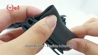 EPDM Tricomposite Sealing Strips#rubber seal #EPDM sealing strip #car sealing strip