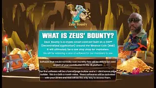 Zeus Bounty Cryptocurrency Passive Income Opportunity 2022- Earn Hands Free Income with Crypto