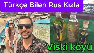 Türkçe Bilen Rus Kızla Laos’ta Viski Köyü & Garip Mağara Gezisi - Luang Prabang