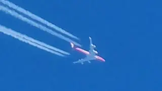 747 action at Liverpool John Lennon Airport overhead ✈️ #aviation #planespotting #B747s #LJLA