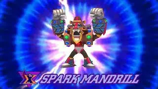 Mega Man Maverick Hunter X Boss (Spark Mandrill) Gameplay
