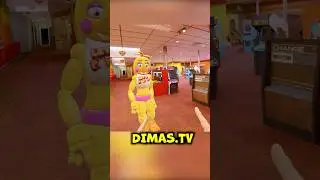 VR Гига Монти защищает охранника в новой пиццерии в Бонелаб FNAF COOP Bonelab Mod Мимик часть 8