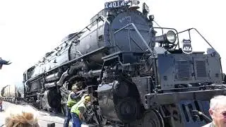Union Pacific Big Boy 4014 in Pine Bluffs | 4K | 7-8-19  #bigboy4014 #steamtrain