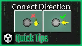 Unity Quick Tips - 4# Particle System correct direction / rotation