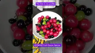 Fruit Cleaner Spinner |Fast & Easy Way to Wash & Dry Fruits & Vegetables#shorts #FruitCleanerSpinner