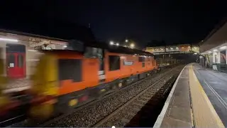 Rail delivery by class 97&rsquo;s on the Cambrian line for upcoming works.