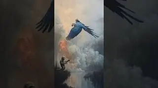Fire in the Jungle#shortvideo #cartoon#ai #parrot #animation #funny#3danimation#moralstories #viral