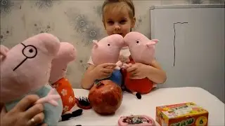 Вчимо букву Г разом зі Свинкою Пеппою, Джорджем, мамою Свинкою і татком Свином