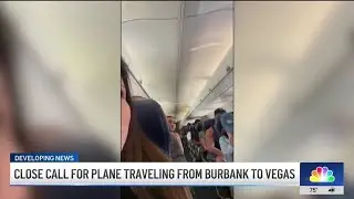 Passenger recounts plane's sudden drop after departure from Burbank
