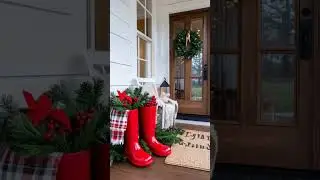 15 Charming Modern Farmhouse Christmas Decor Ideas For A Front Porch