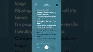Song: (Mercy) By (Shawn Mendes) #shorts #spotify