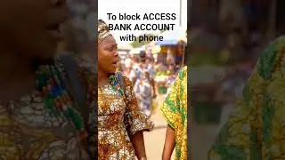 how to block access bank account with phone