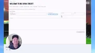 Big Show Cricket - How to register and create your profile
