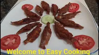 Easy Fish kabab fry/ ಸಣ್ಣ ಮೀನಿನ ಕಬಾಬ್/Small Fish Kabab fry#Fish fry# How to make fish fry in easily