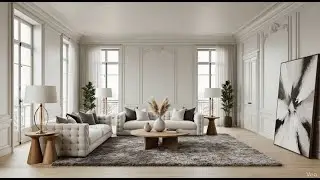 Scandinavian Chic Living Room Transformation | Luxury Home Staging in Seconds!
