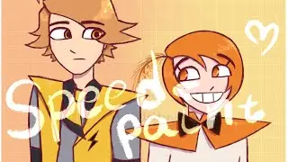 Ramdeon and Asti  💛🧡 Speedpaint | LekTerKon