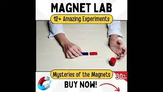Magnet Lab - Explore Mysteries of the magnets | STEM Education Kit by AceLabs