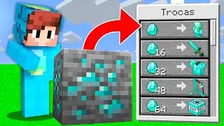 Abrí una TIENDA Dentro de Un BLOQUE en Minecraft🤣