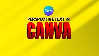 Perspective 3d Text In Canva ক্যানভা দিয়ে 3d টেক্সট বানান Sahed Hassan