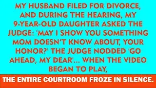 At Our Divorce Hearing, My 9-Year-Old Asked to Show the Judge a Video – The Court Was Stunned.