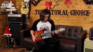 Music Man Luke III HSS Cherry Burst Flame Figured Roasted Neck