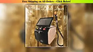 Professional 808nm Diode Ice Titanium Laser Body Hair Removal Machine Alexandrite Device 3 Waves