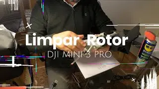 WD-40 Especial Contactos para Limpar rotores Drone DJI Mini 3 Pro em casa @DicasdoHugo