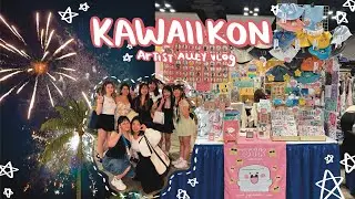 I finished a stamp rally in 20 minutes!! KawaiiKon Artist Alley 2025